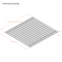 European King Size 160cm | Rigid Pine Bed Slat | Webbed Sets