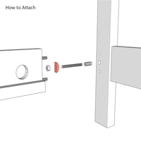 M8 Half-Moon Washer for Bed Assemble