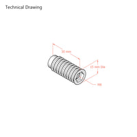 M8 Threaded Insert for Bed Assembly