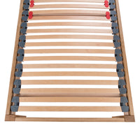 Parkhurst | European Small Single Size 80cm x 200cm | Oak Bed Frame | Rectangle Legs