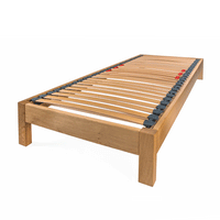Parkhurst | European Small Single Size 80cm x 200cm | Oak Bed Frame | Rectangle Legs