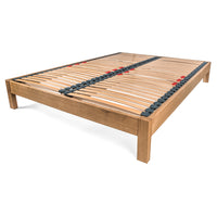 Parkhurst | 4ft UK Small Double Size | Oak Bed Frame | Rectangle Legs