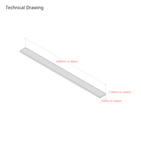 European Double 140cm | Rigid Pine Bed Slat | Individual