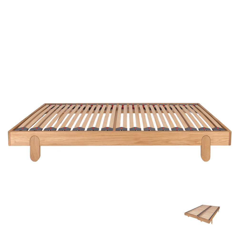 Arden - Zip and Link - Oak Bed Frame Set