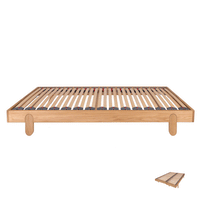 Arden - Zip and Link - Oak Bed Frame Set