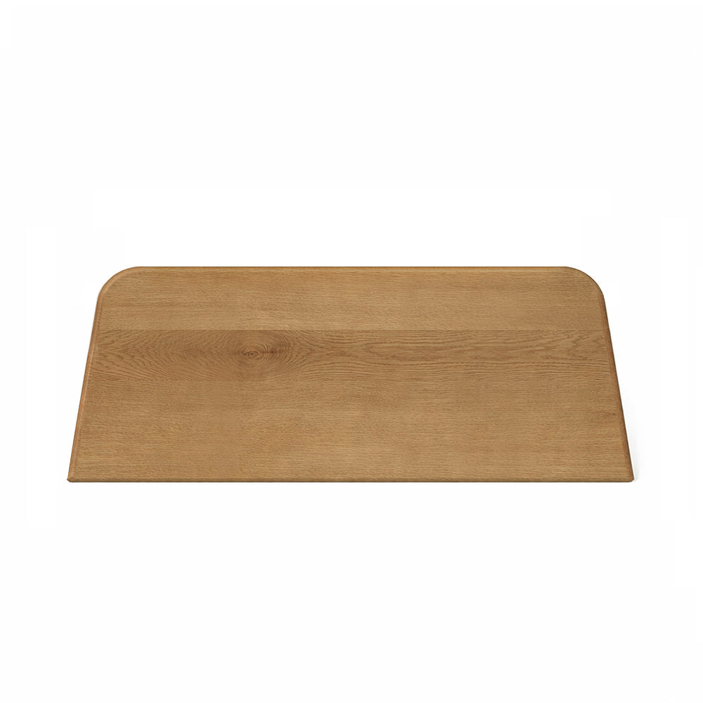 Ashdown Solid Oak Headboard - Soft Trapezoid Shape