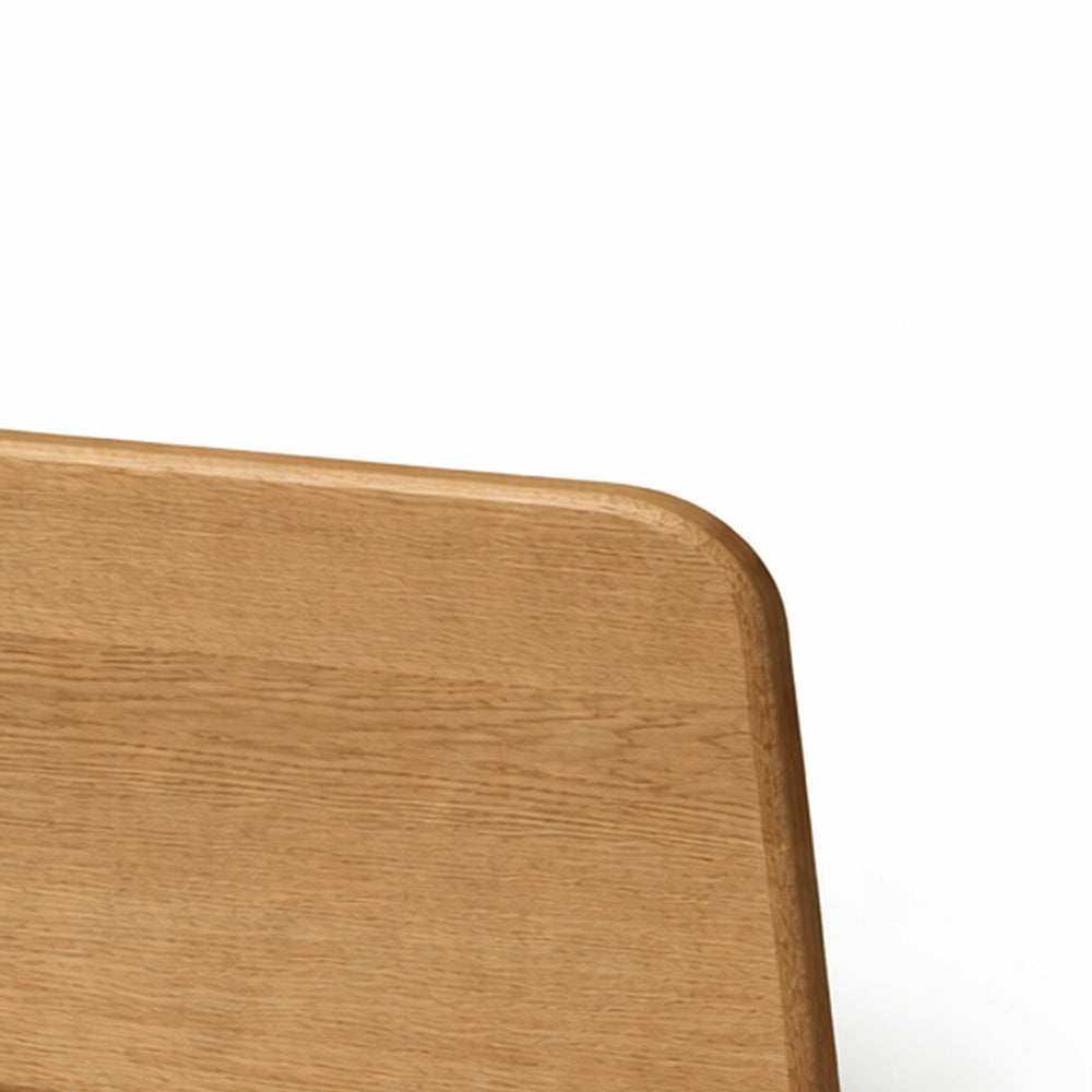 Ashdown Solid Oak Headboard - Soft Trapezoid Shape