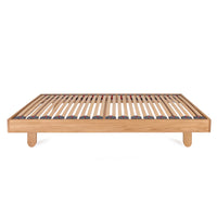 Blengdale Solid Oak Bed Frame with Recessed Vertical Bed Legs