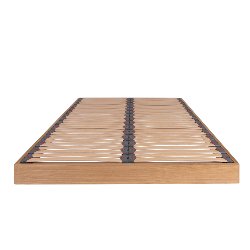 Charnwood - 6ft UK Super King size - Solid Oak Bed Frame - Low Platform - Circular Leg