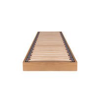 Charnwood - 2ft 6 UK Small Single - Solid Oak Bed Frame - Low Platform - Circular Leg