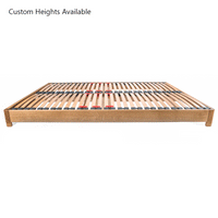 Darwin King Size UK 5ft Solid Oak Bed Frame with Large Radius Bed Legs