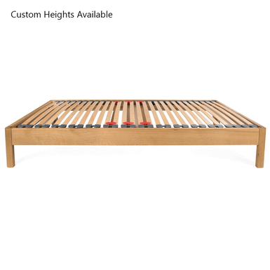 Darwin UK Small Single 2ft 6 Solid Oak Bed Frame with Large Radius Bed Legs