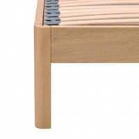 Darwin | 2ft 6 UK Small Single Size | Oak Bed Frame | Radius Legs