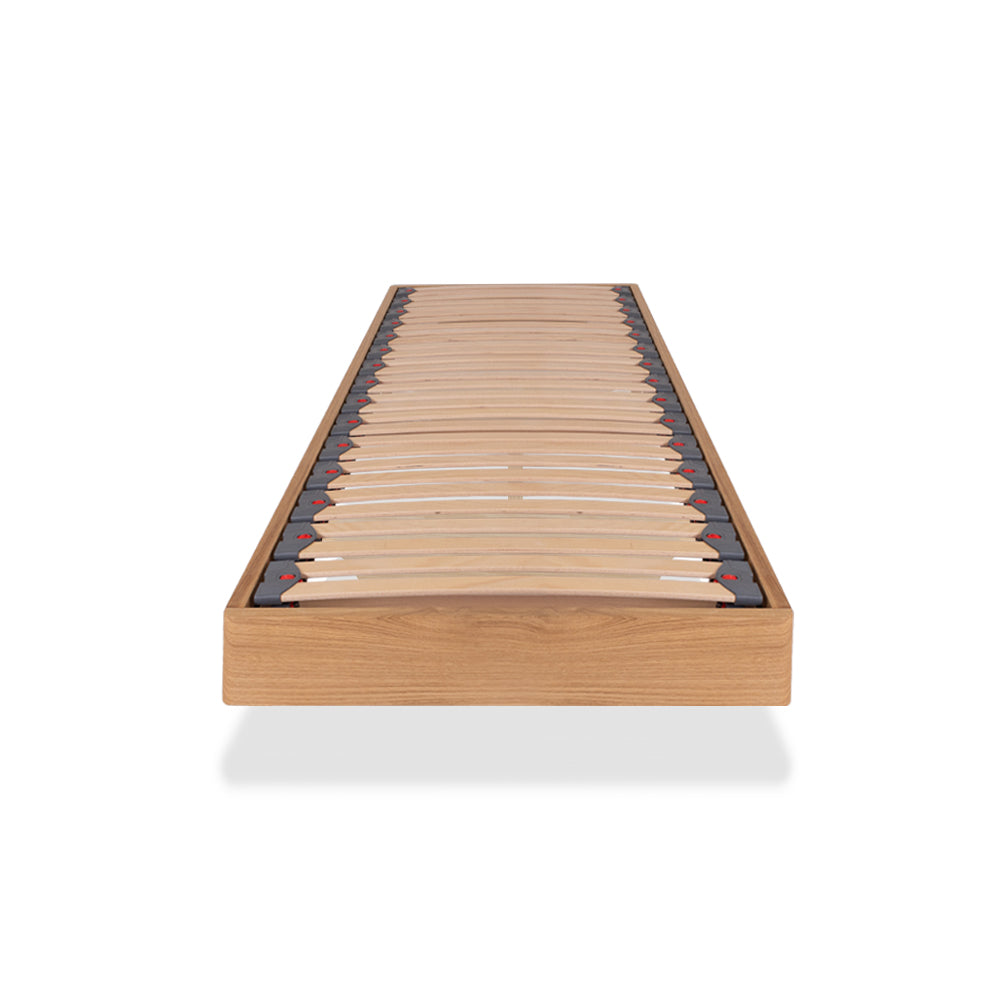 Delamere – Floating Solid Oak Bed Frame – European Single (90cm)