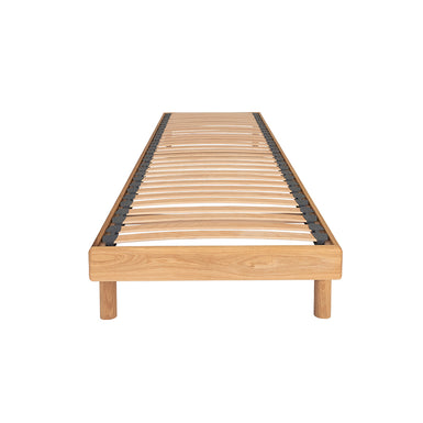 Grizedale Edge-Free Solid Oak Bed Frame with Interchangeable Recessed Legs – Single (3ft)