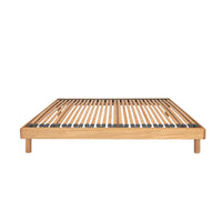 Grizedale Edge-Free Solid Oak Bed Frame with Interchangeable Recessed Legs – Small Double (4ft)