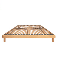 Grizedale Edge-Free Solid Oak Bed Frame with Interchangeable Recessed Legs