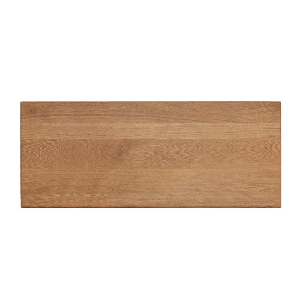 King 5ft Britannia Solid Oak Headboard
