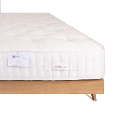 Mersey Solid Oak Bed Frame with Recessed Angled Bed Legs