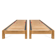 Parkhurst - Oak Bed Frame Set - Zip and Link