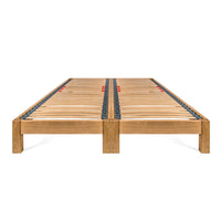 Parkhurst | 160cm European King Size | Oak Bed Frame Set | Zip and Link