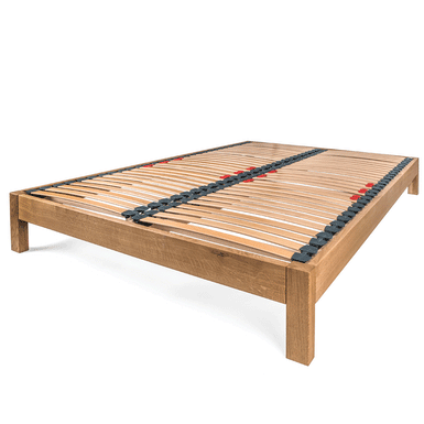 Parkhurst | European Double Size 140cm | Oak Bed Frame | Rectangle Legs