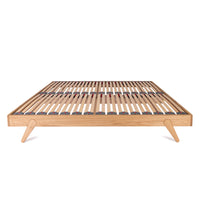 Sherwood Solid Oak Bed Frame with External Angled Leg Detail