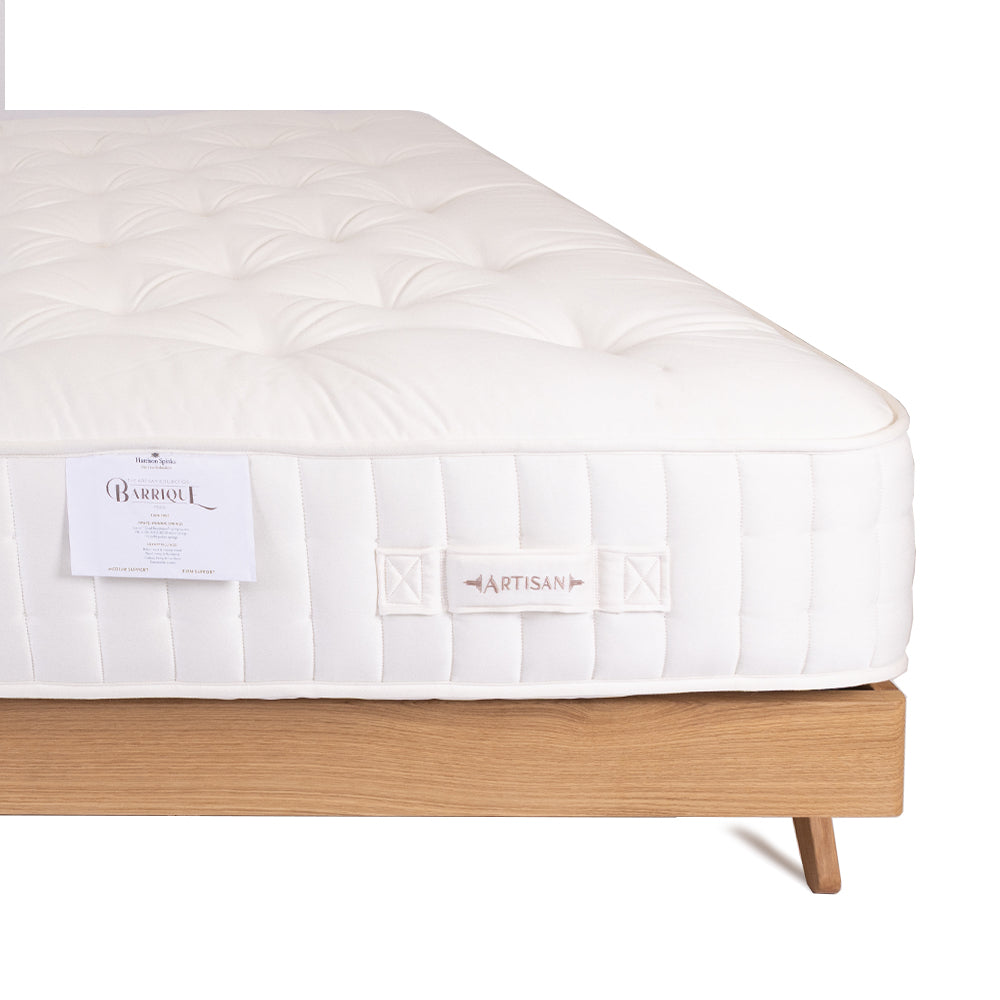 Sherwood Solid Oak Bed Frame with External Angled Leg Detail – Emperor