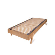 Sherwood Solid Oak Bed Frame with External Angled Leg Detail – Single (3ft)