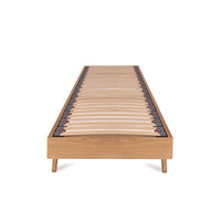 Sherwood Solid Oak Bed Frame with External Angled Leg Detail – Small Single (2ft 6)