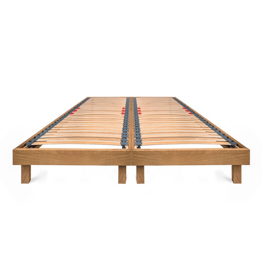 Sparkford | 160cm European King Size | Oak Bed Frame Set | Zip and Link