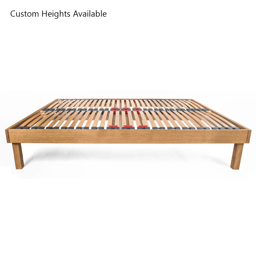 Sparkford Emperor Size Solid Oak Bed Frame with Interchangeable Bed Legs (200cm or 215cm)