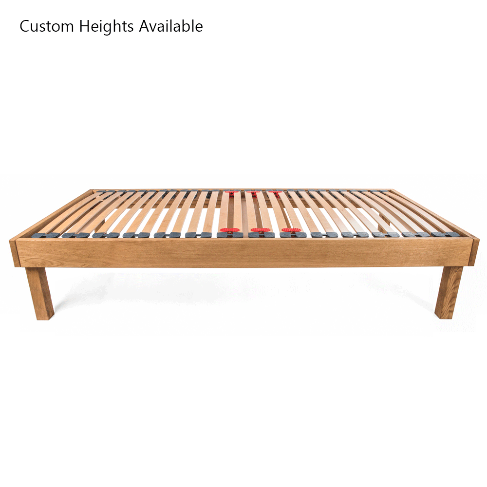 Sparkford | 2ft 6 UK Small Single Size | Oak Bed Frame | Interchangeable Legs