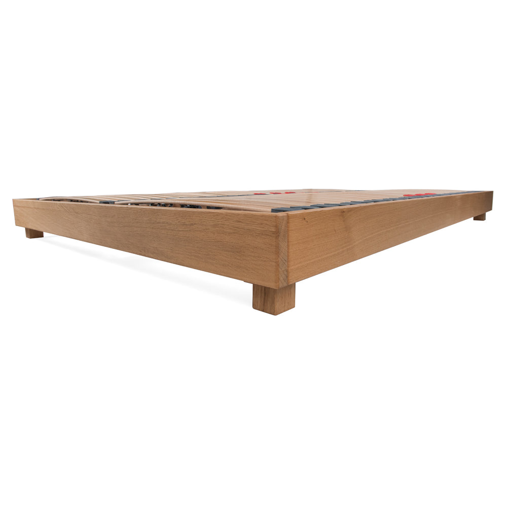 Whinfell Emperor Size Low Platform Solid Oak Bed Frame (200cm or 215cm)