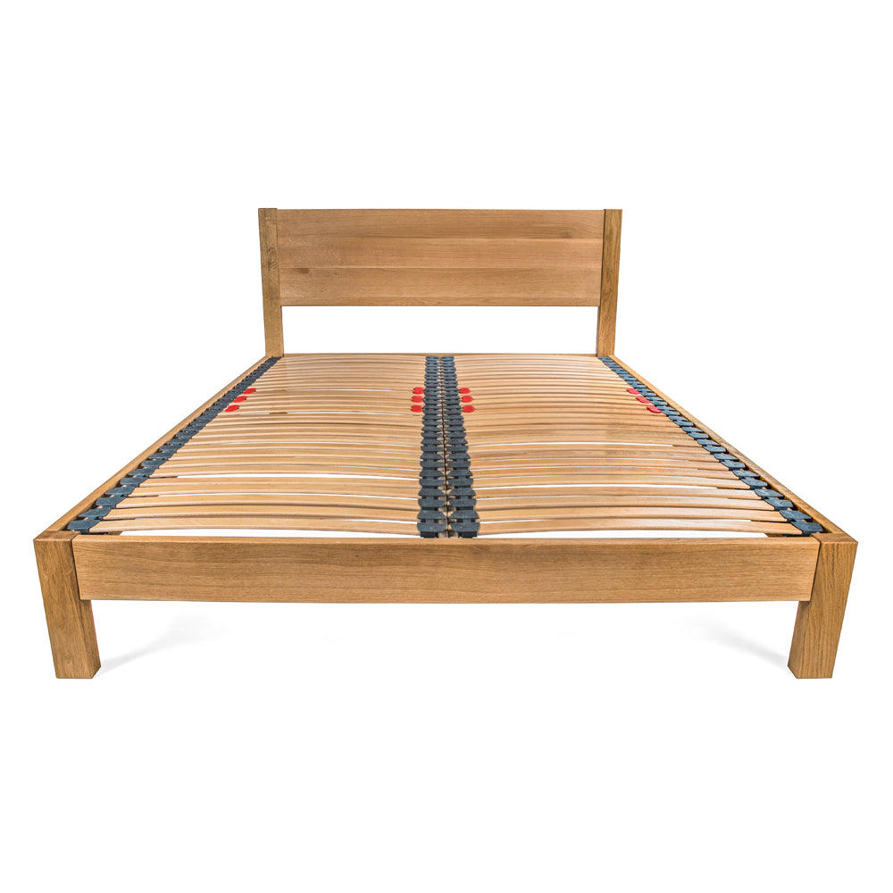 Epping | Emperor Size | Oak Bed Frame | Integrated Headboard
