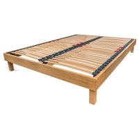 Sparkford European King 160cm Solid Oak Bed Frame with Interchangeable Bed Legs
