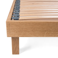Sparkford Oak Bed Frame With Interchangeable Bed Legs
